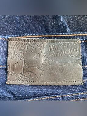 Naked & Famous “Regular Guy” Men’s Raw Japanese Selvedge Indigo Denim Jeans /36